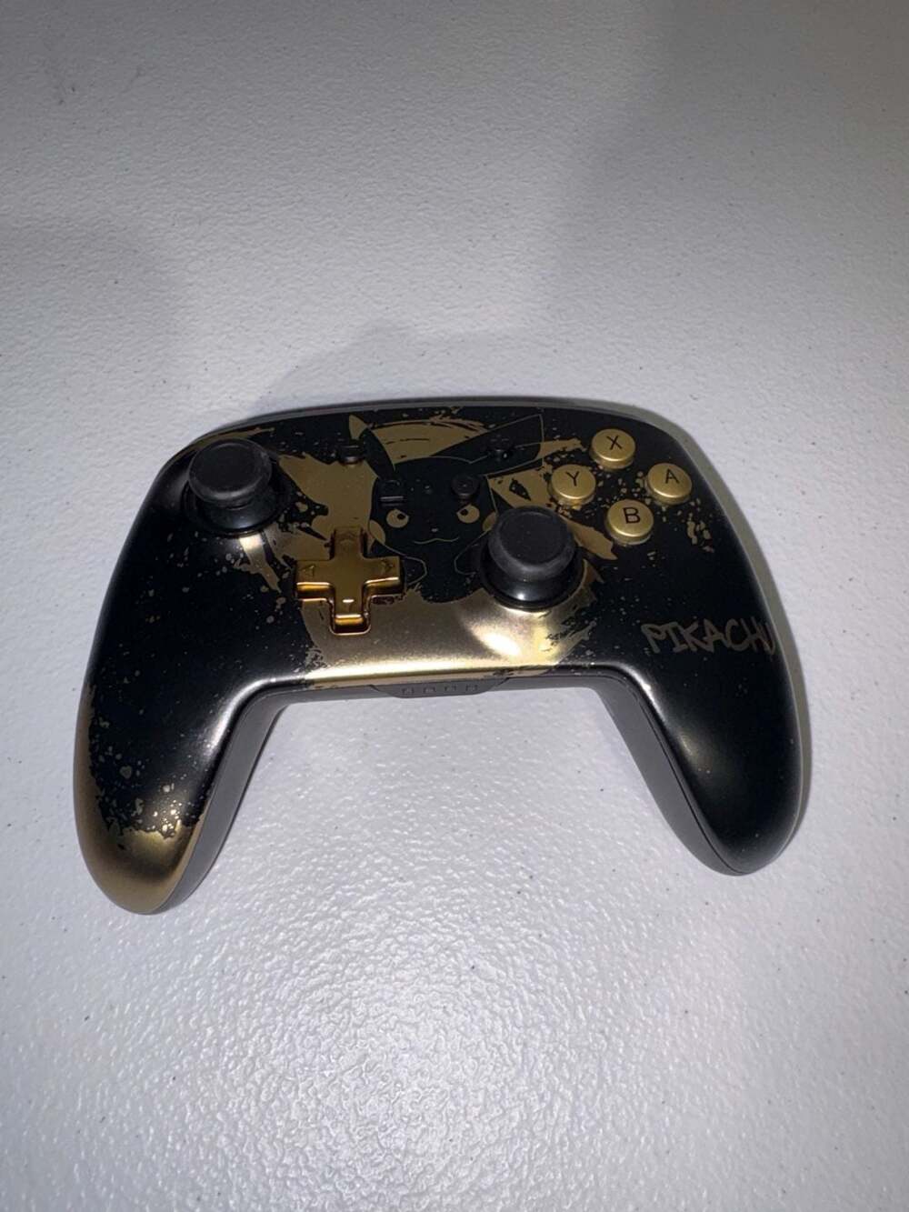 PowerA Enhanced Wireless Controller for Nintendo Switch - Pikachu Black & Gold E